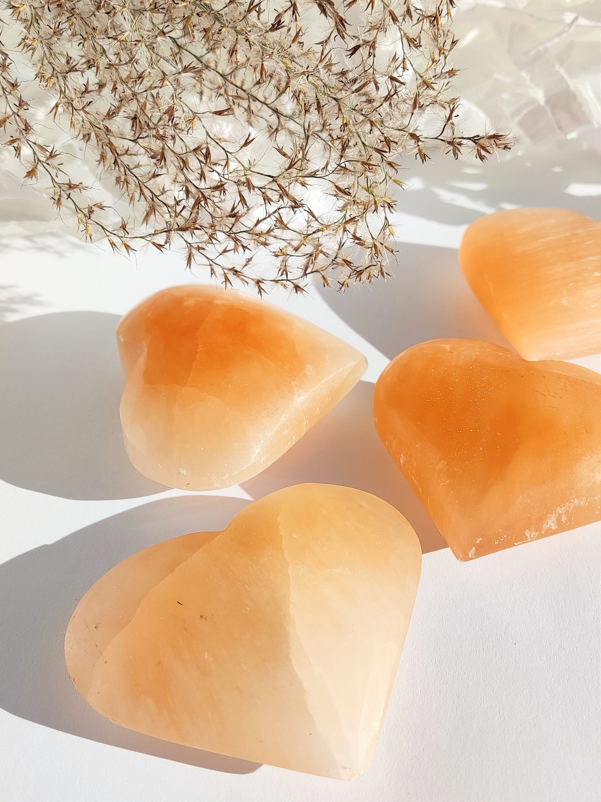 Oranžni Selenit srce