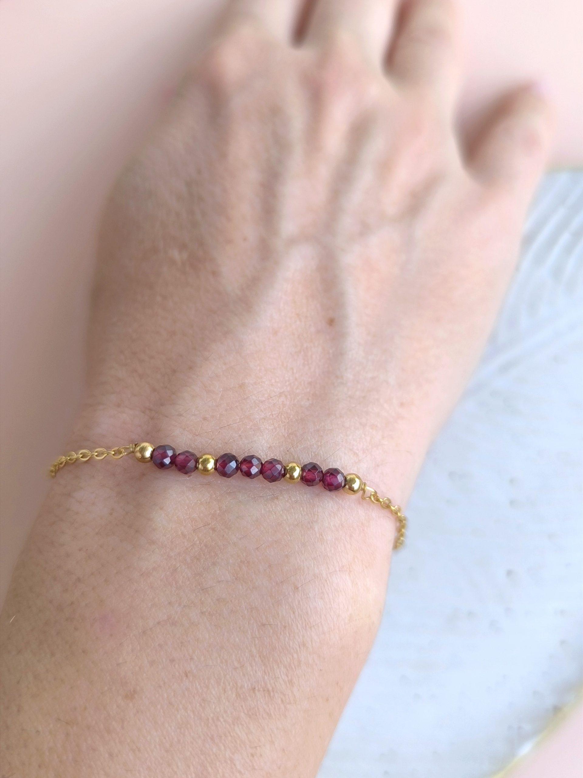 Zapestnica s kristali Granata - slika 3